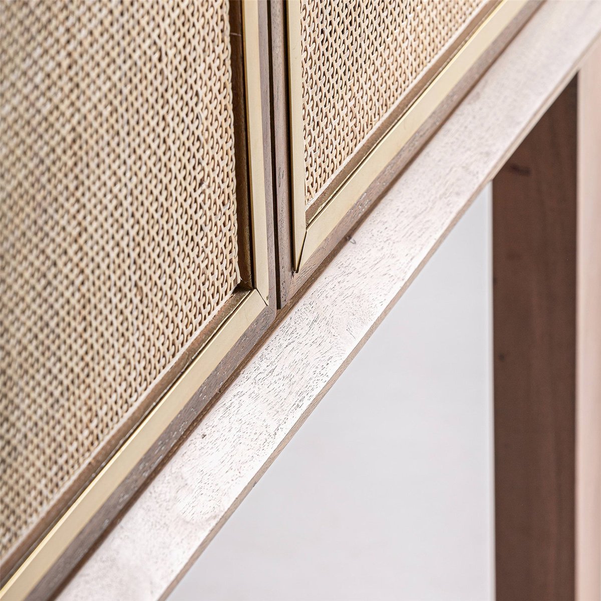 Armoire nordique en bois de manguier marron bois naturel, RECOLLECTION