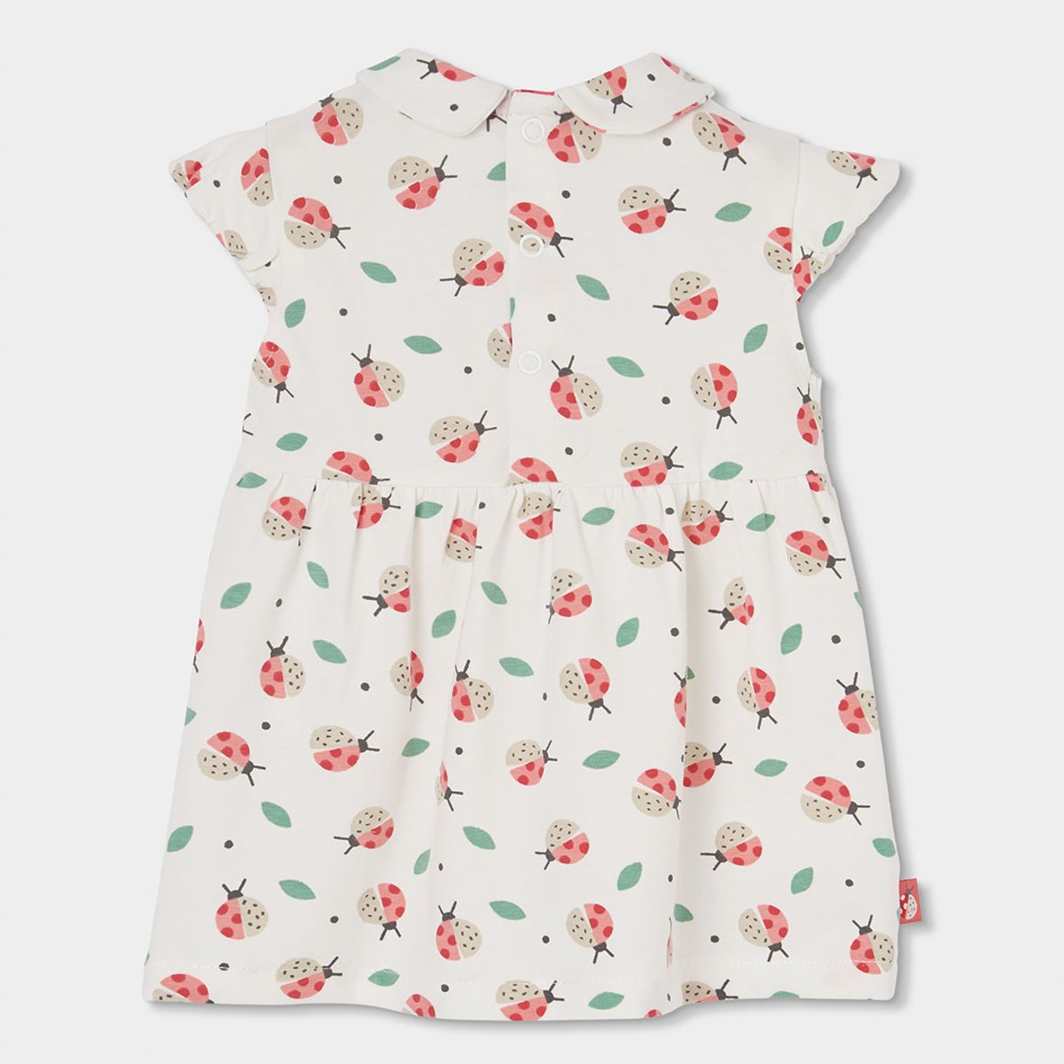 Robe bébé en maille avec imprimé multicolore, BOBOLI