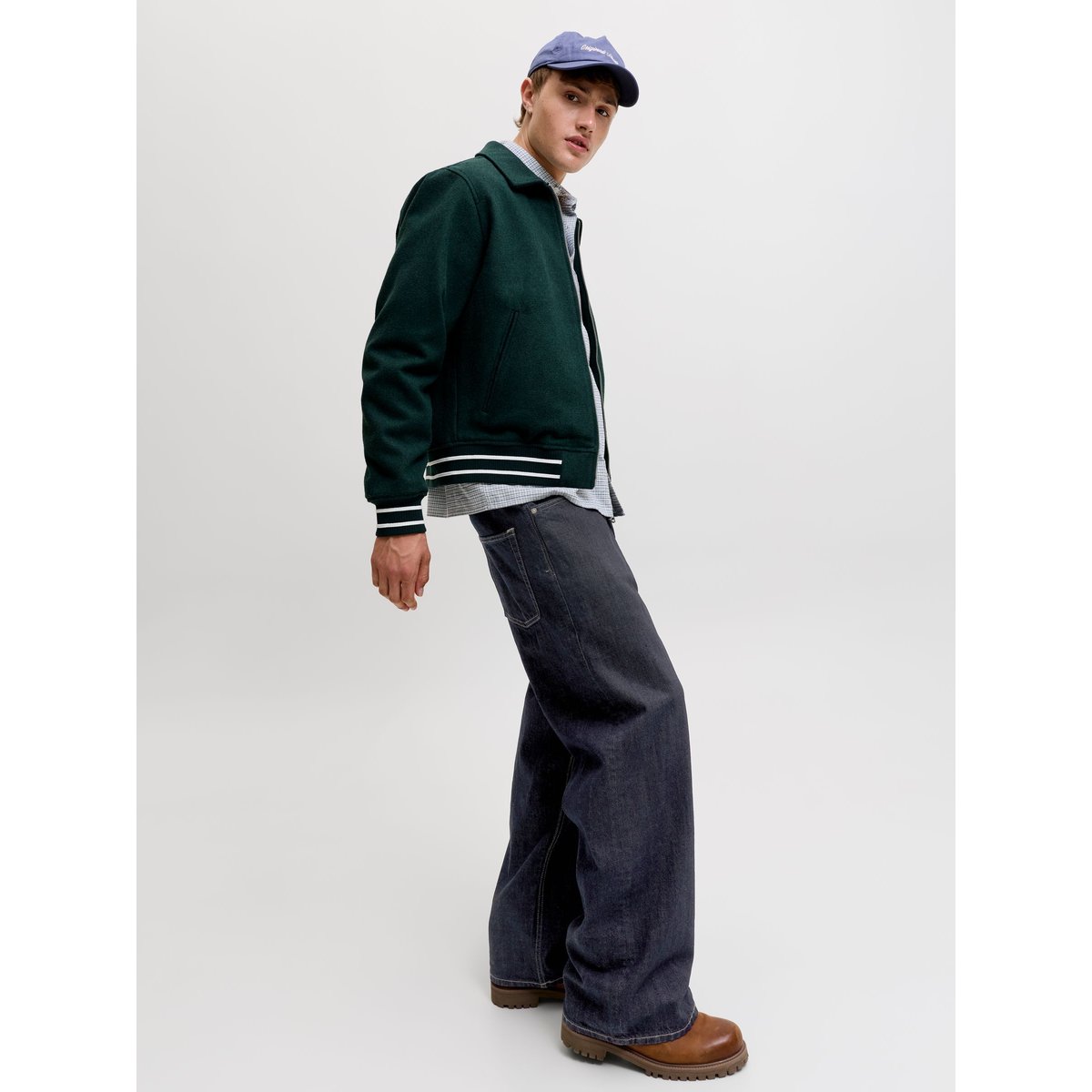 Jean À Coupe Wide blue denim, JACK & JONES