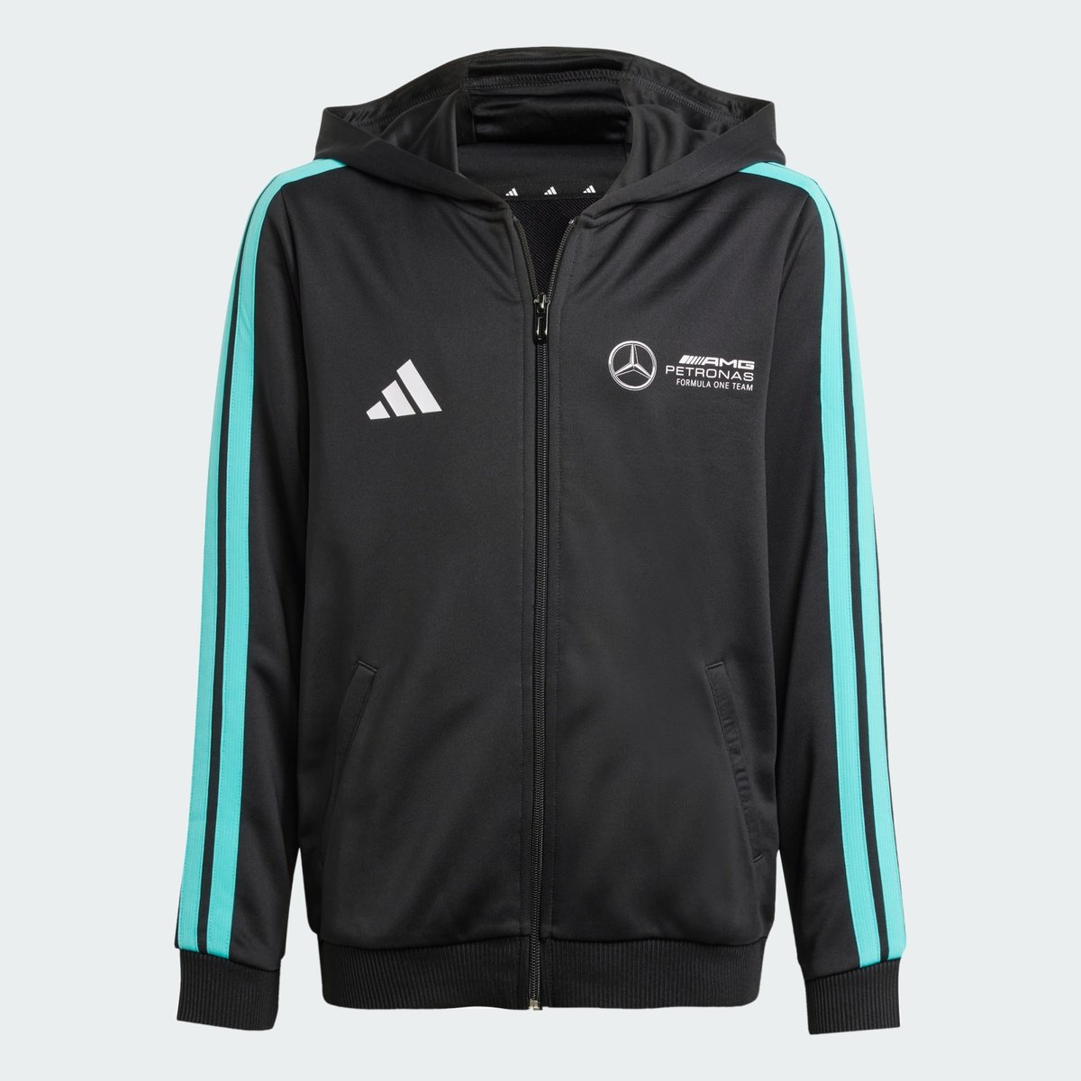 Veste À Capuche Entièrement Zippée Adn Mercedes - Amg Petronas Formula One Team black / white, adidas Performance