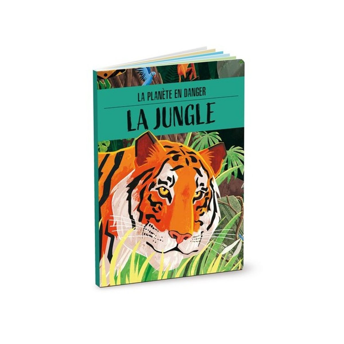 Puzzle & Livre La planète en danger, La jungle orange, SASSI