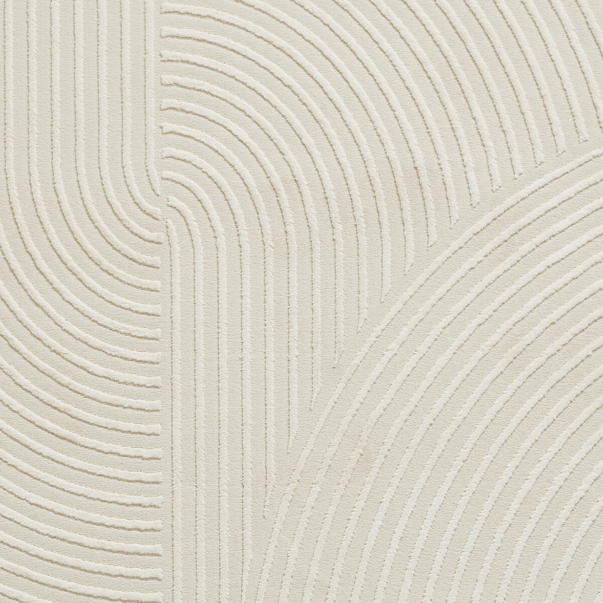 Abstract Spiral Super Soft Washable Rug cream, SO'HOME