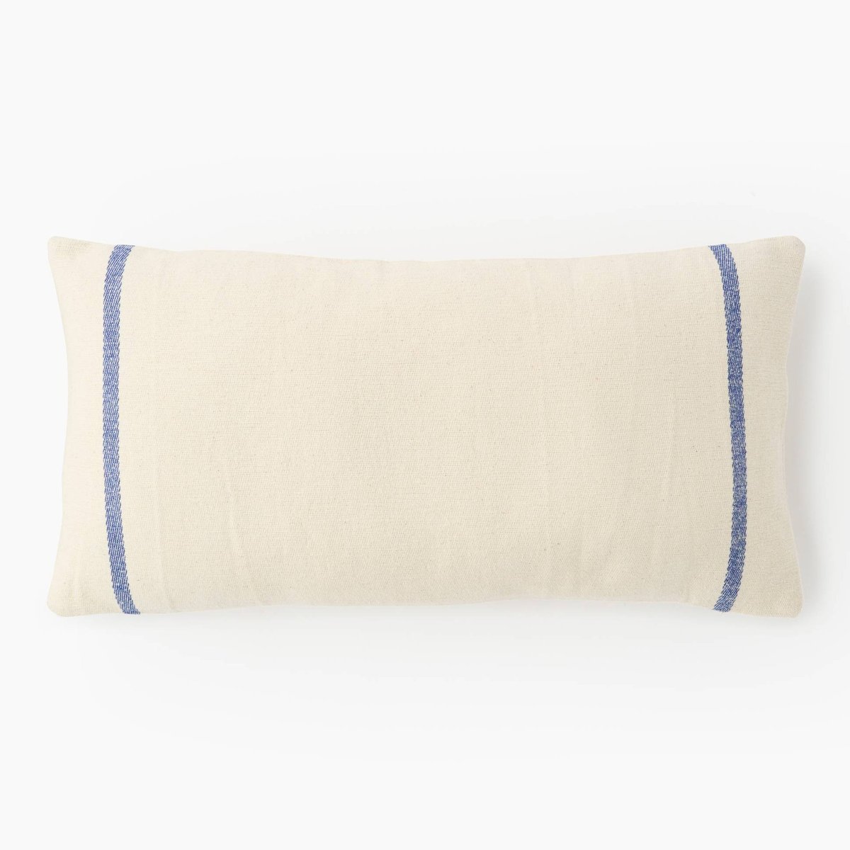 Coussin rayé, 35x70cm, 100% coton et Oekotex off white, MONOPRIX
