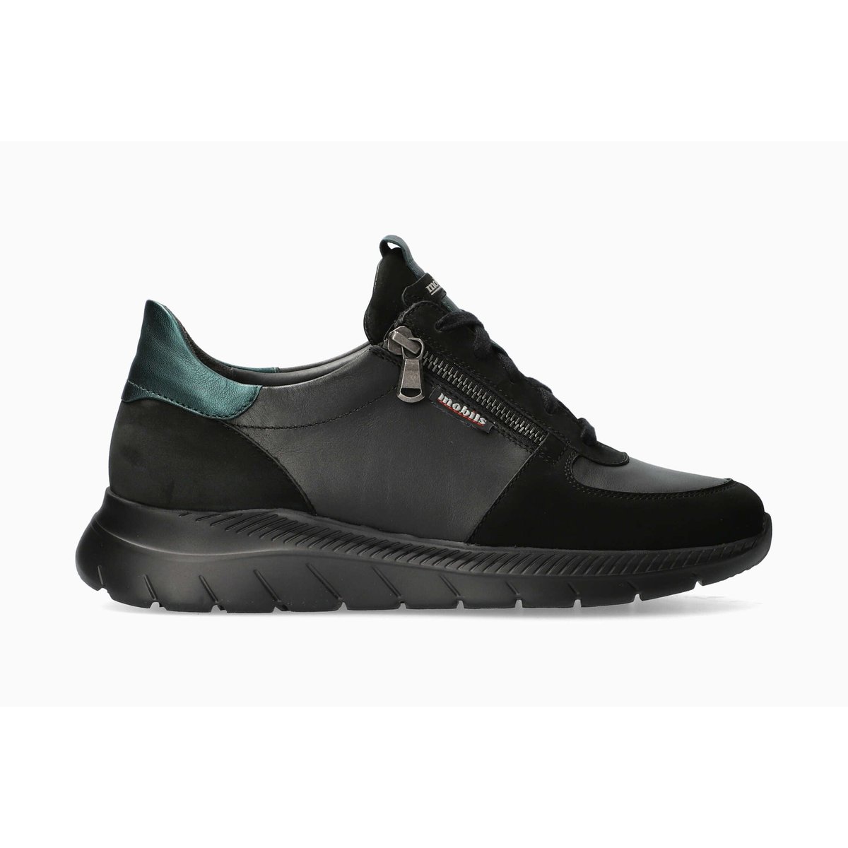 Baskets en cuir RYMA noir p5145875, MEPHISTO