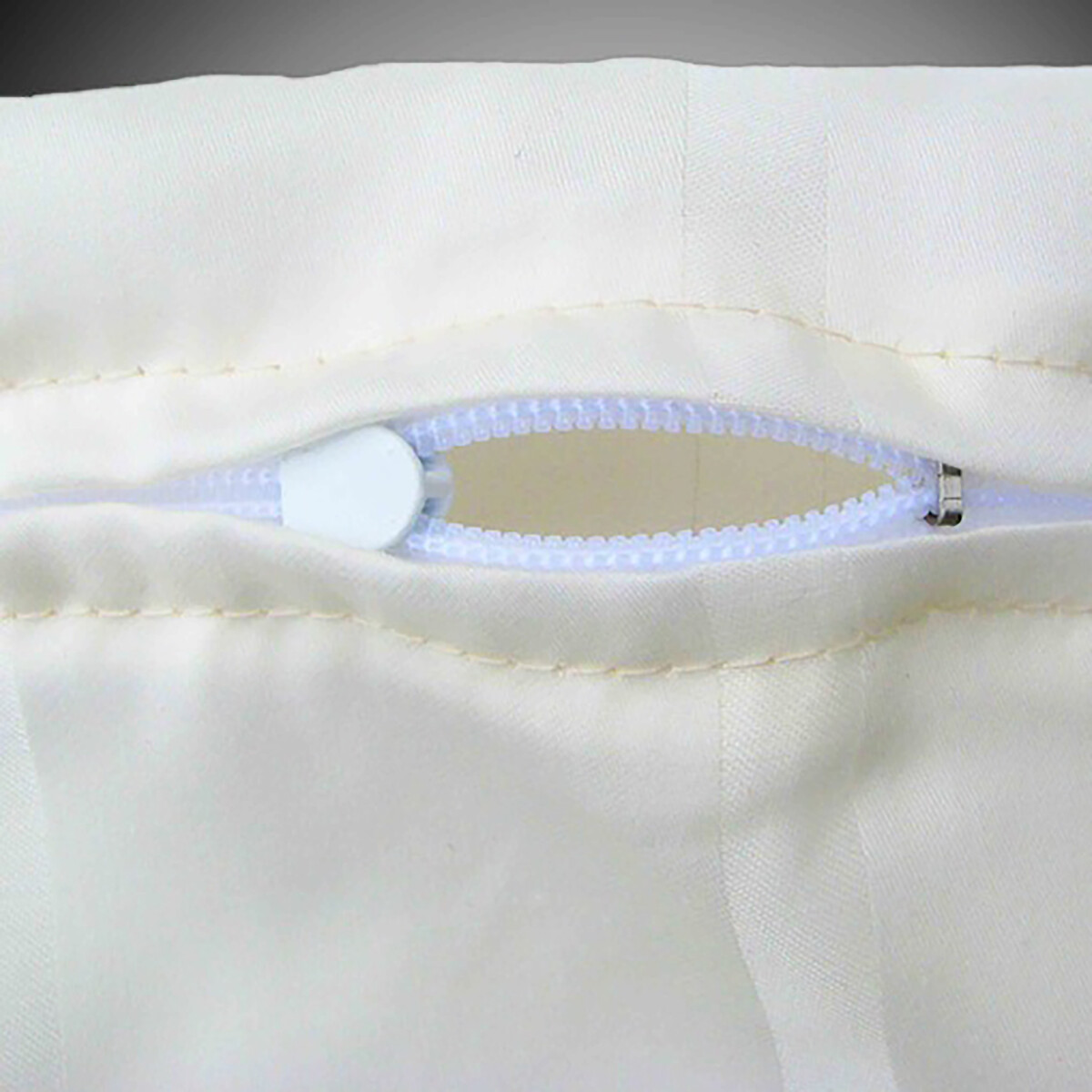 Fourre de duvet - Cellulose avec motif - Fleur + Taie(s) 65*65 blanc, EUROPE & NATURE