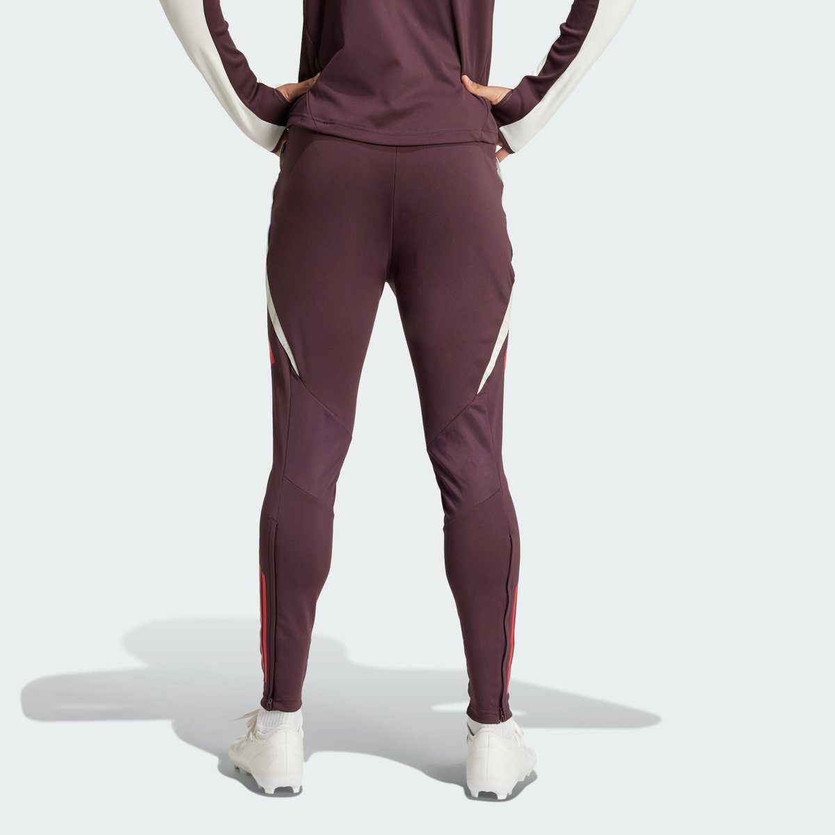 Pantalon d'entraînement FC Bayern Tiro 24 shadow maroon / red, adidas Performance