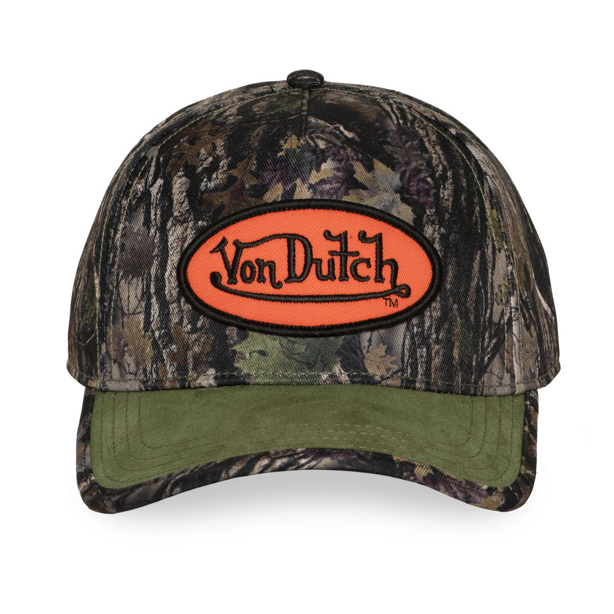 Casquette baseball KAMO vert/marron/kaki/noir/orange, VON DUTCH