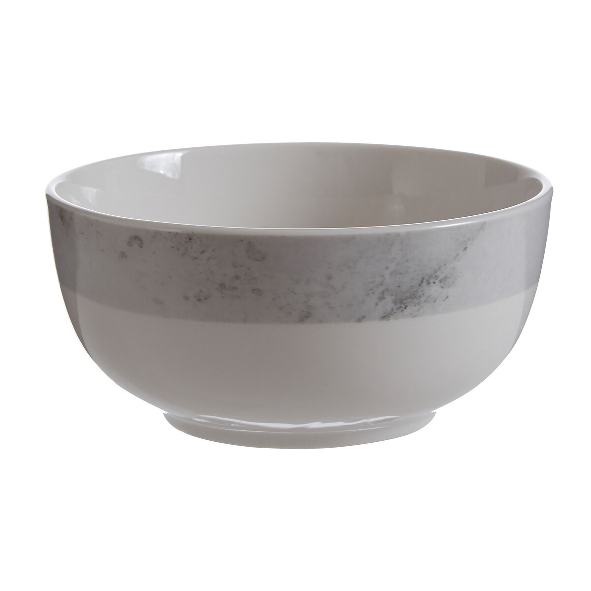 16-Piece White/Grey Marble Effect Dinner Set grey, SO'HOME