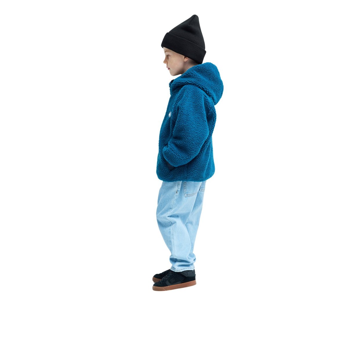 Sweat zippé à capuche SLALOM POLAR bleu blue coral, QUIKSILVER