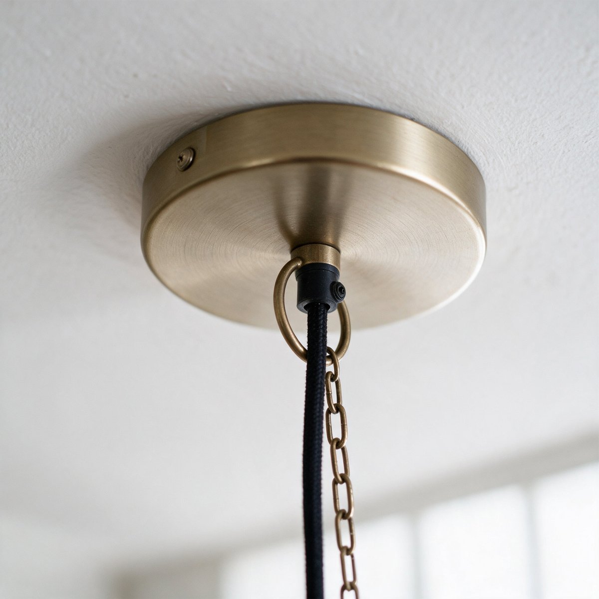 Suspension en métal 72 cm - ELORA doré, MAISON PAVANE