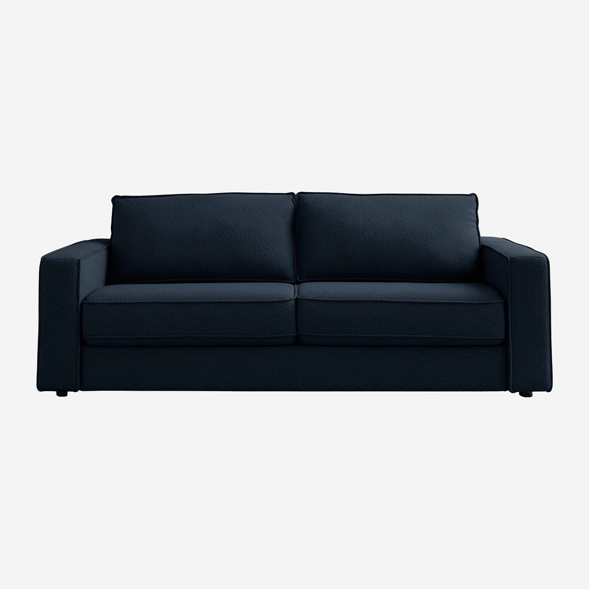 Canapé convertible - Matelas 16 cm - Tissu Tolfa VIENNE bleu, HABITAT