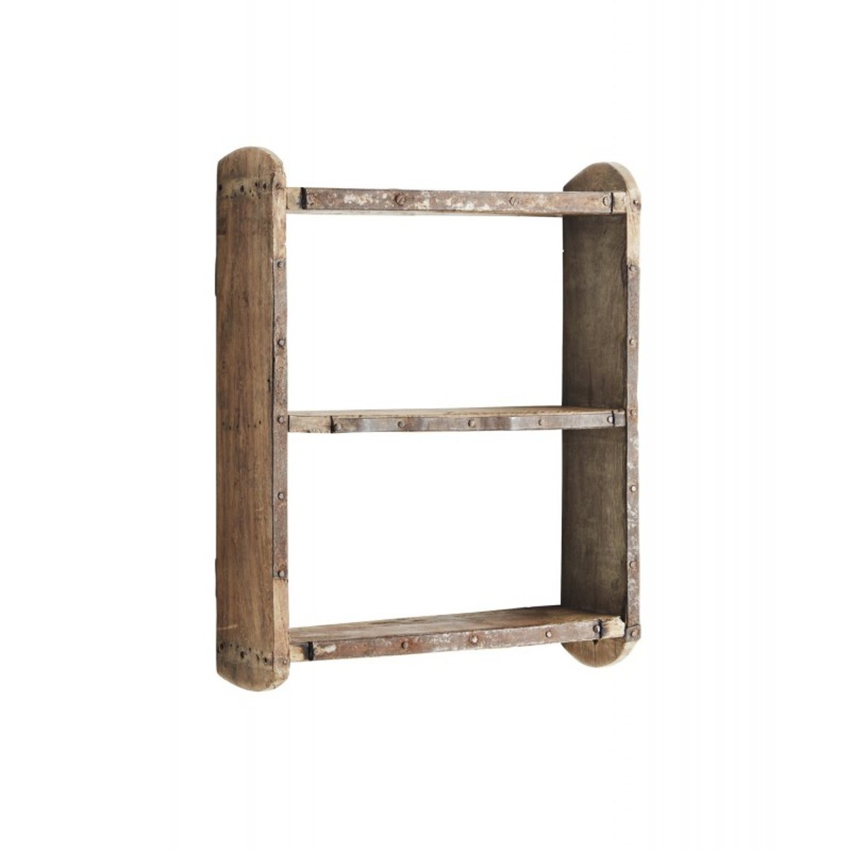 Petite étagère murale bois recyclé bois foncé, MADAM STOLTZ