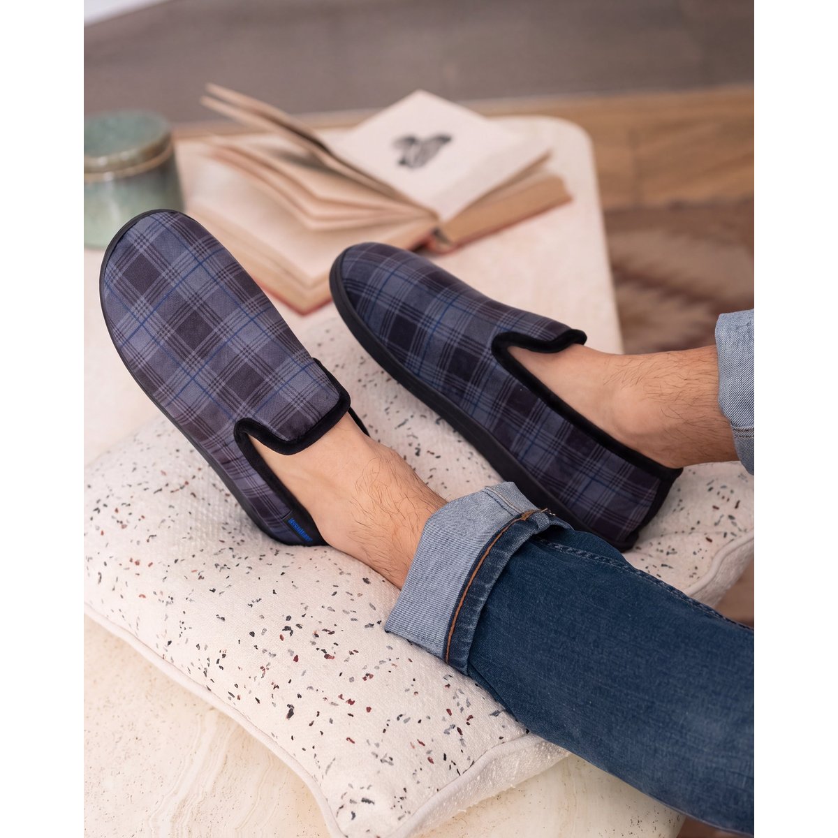 Chaussons Charentaises gris, ISOTONER