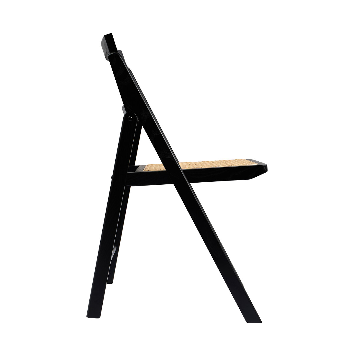 Aster Ash Wood & Rattan  Folding Dining Chair black, ÉDITÉ