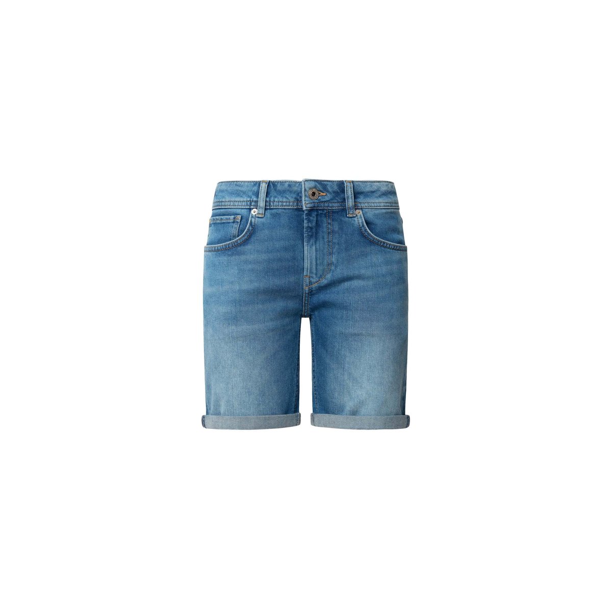 Short En Denim Coupe Slim sky blue, PEPE JEANS