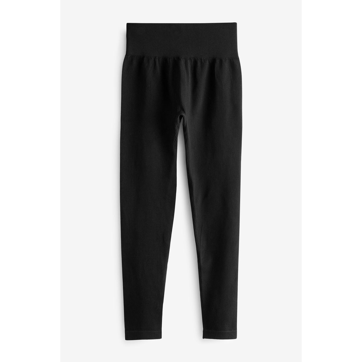 Legging côtelé à taille haute sans coutures noir, NEXT