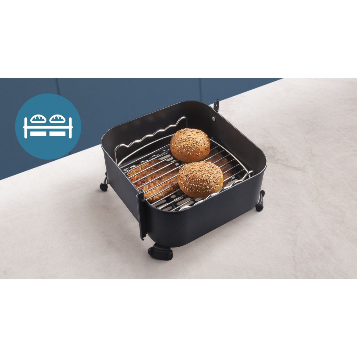 Kit HD9920/00 Séparateur horizontal pour Airfryers XL couleur unique, PHILIPS