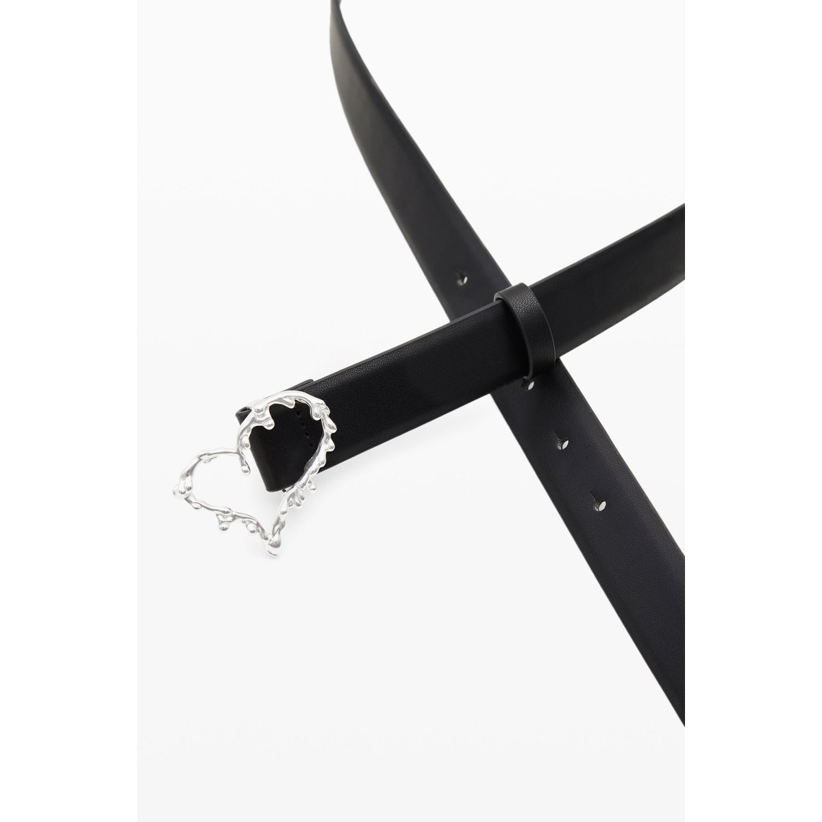 Ceinture en cuir Zalio noir, DESIGUAL