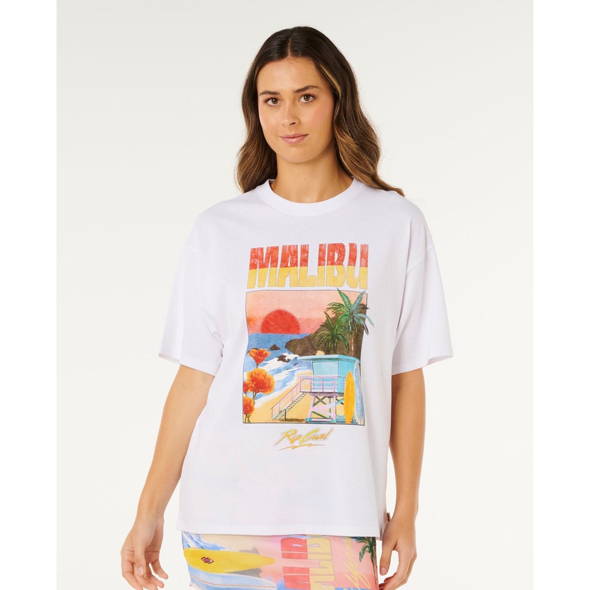 T-shirt Hayley O Heritage blanc optique, RIP CURL