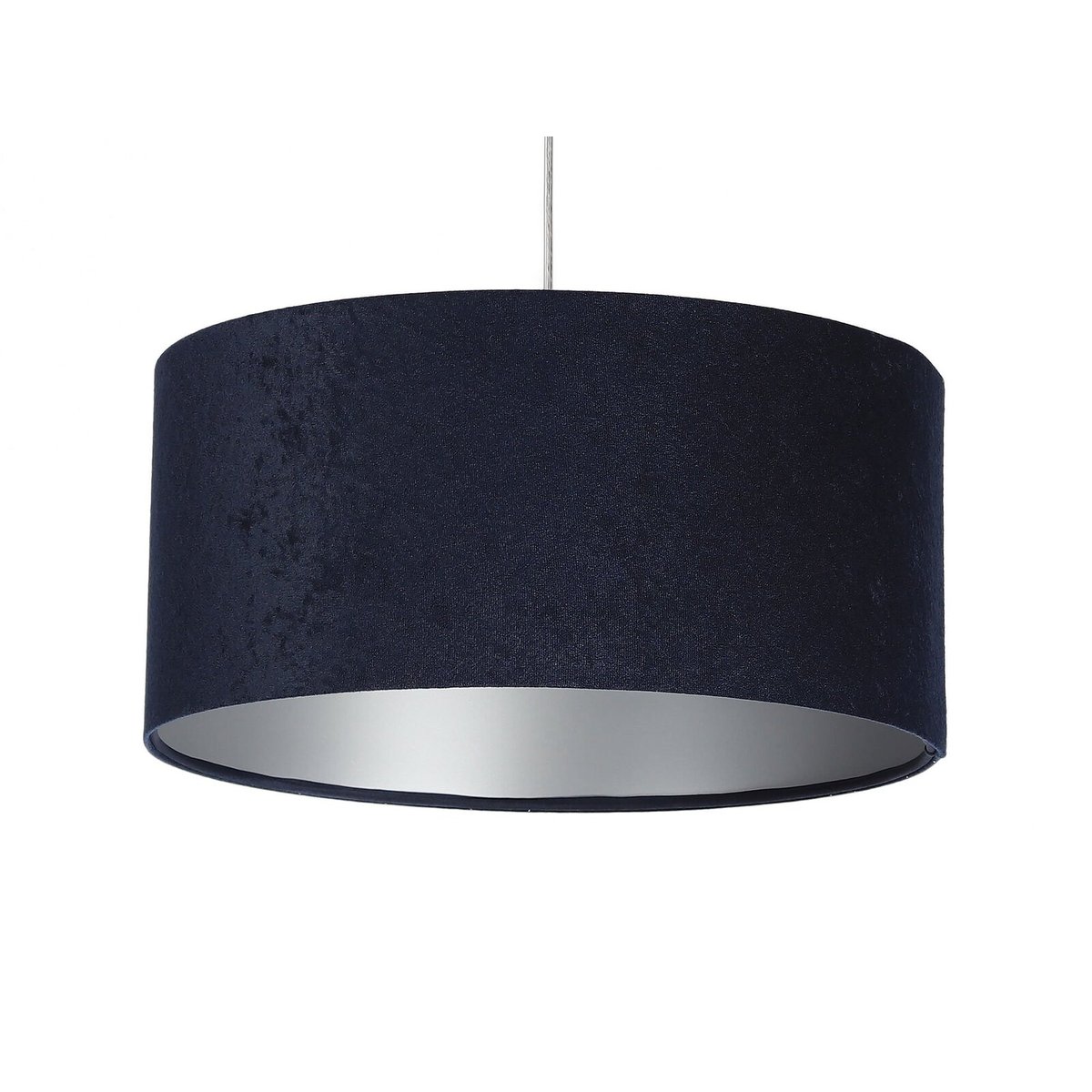 Suspension en tissu, GLAMOUR bleu, argent, BPS KONCEPT