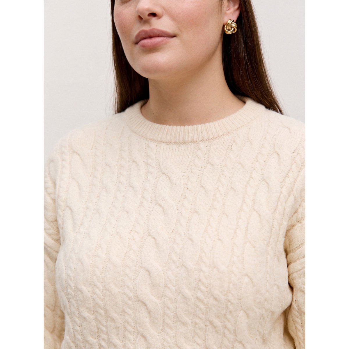 Pull En Maille birch 1, VERO MODA