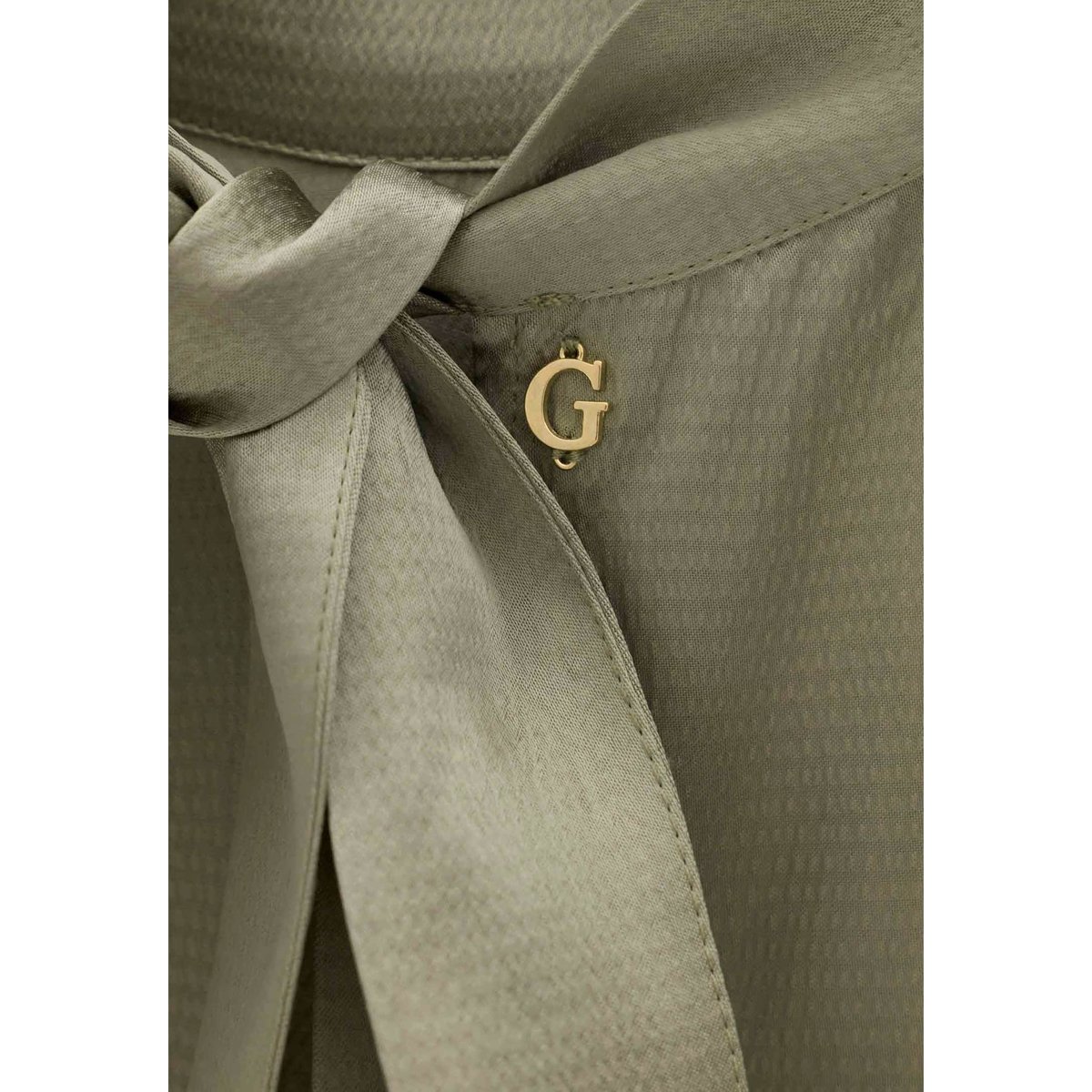 Robe Longue Dos Nu vert, GUESS