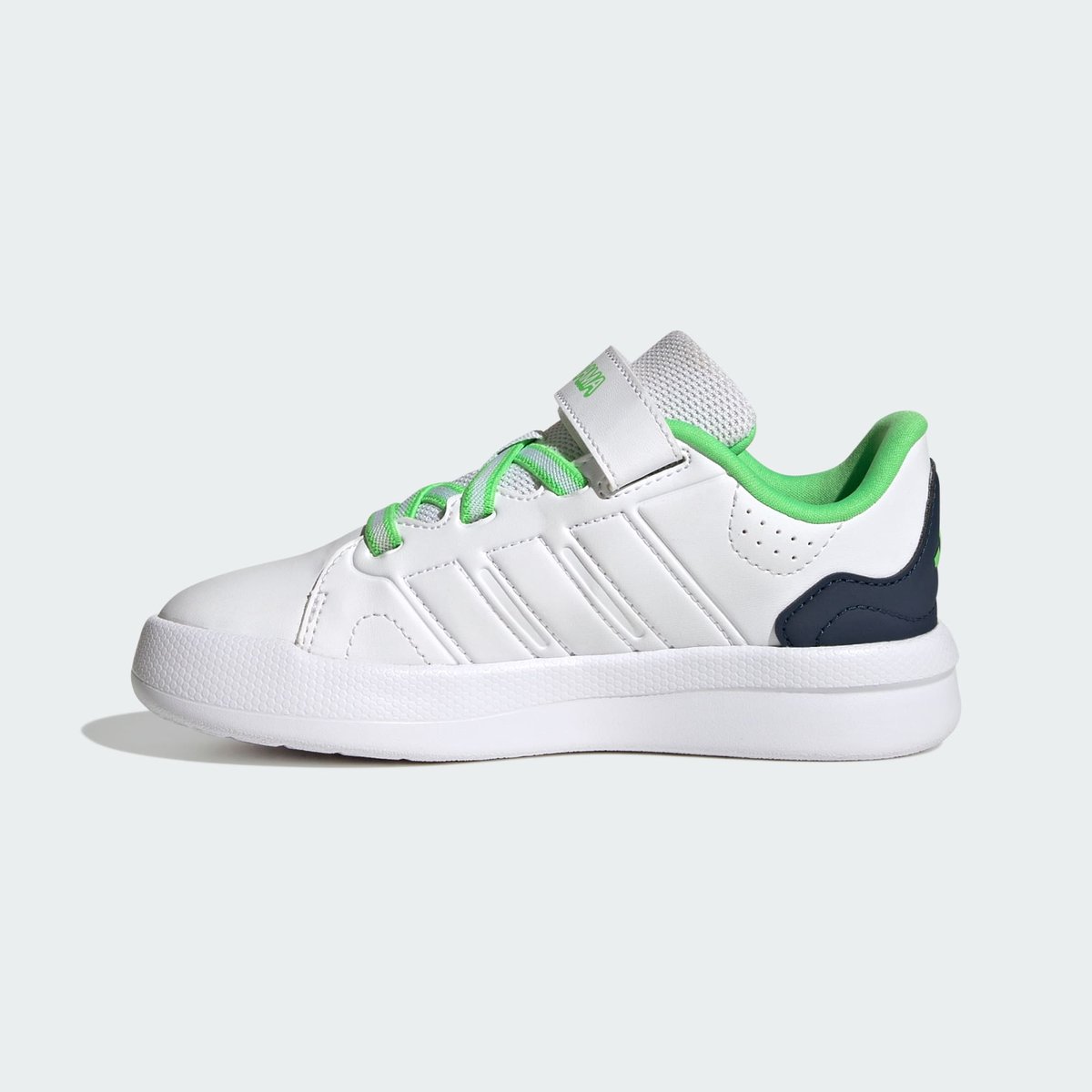 Chaussure Lightorama Court Enfants Chaussure Lightorama Court Enfants cloud white / night indigo / screaming green, ADIDAS SPORTSWEAR