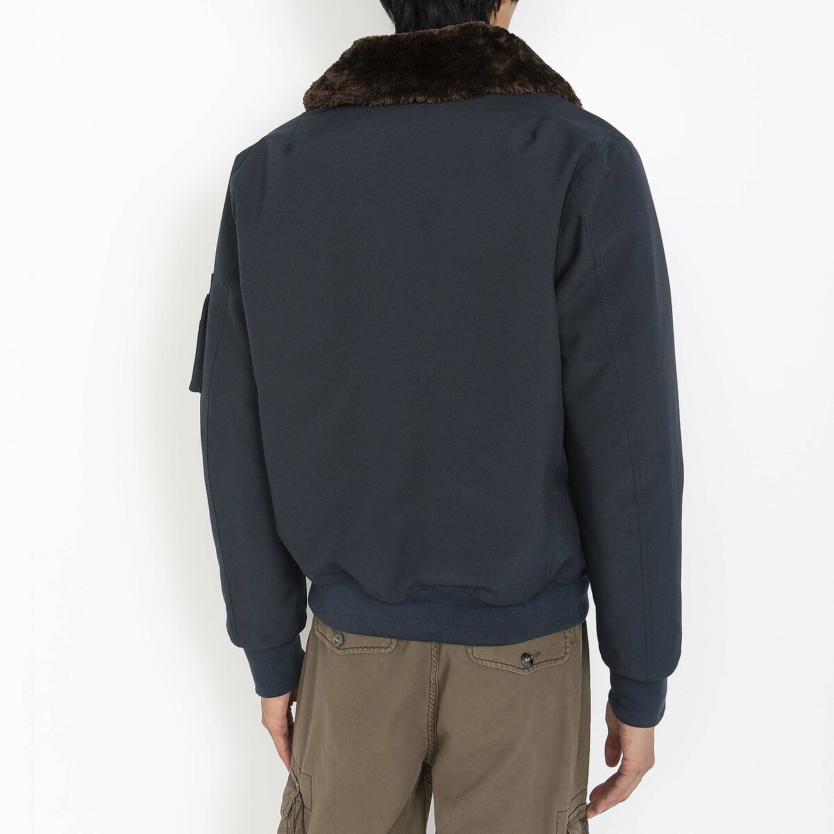 Mid-Season Short Jacket navy blue, SCHOTT