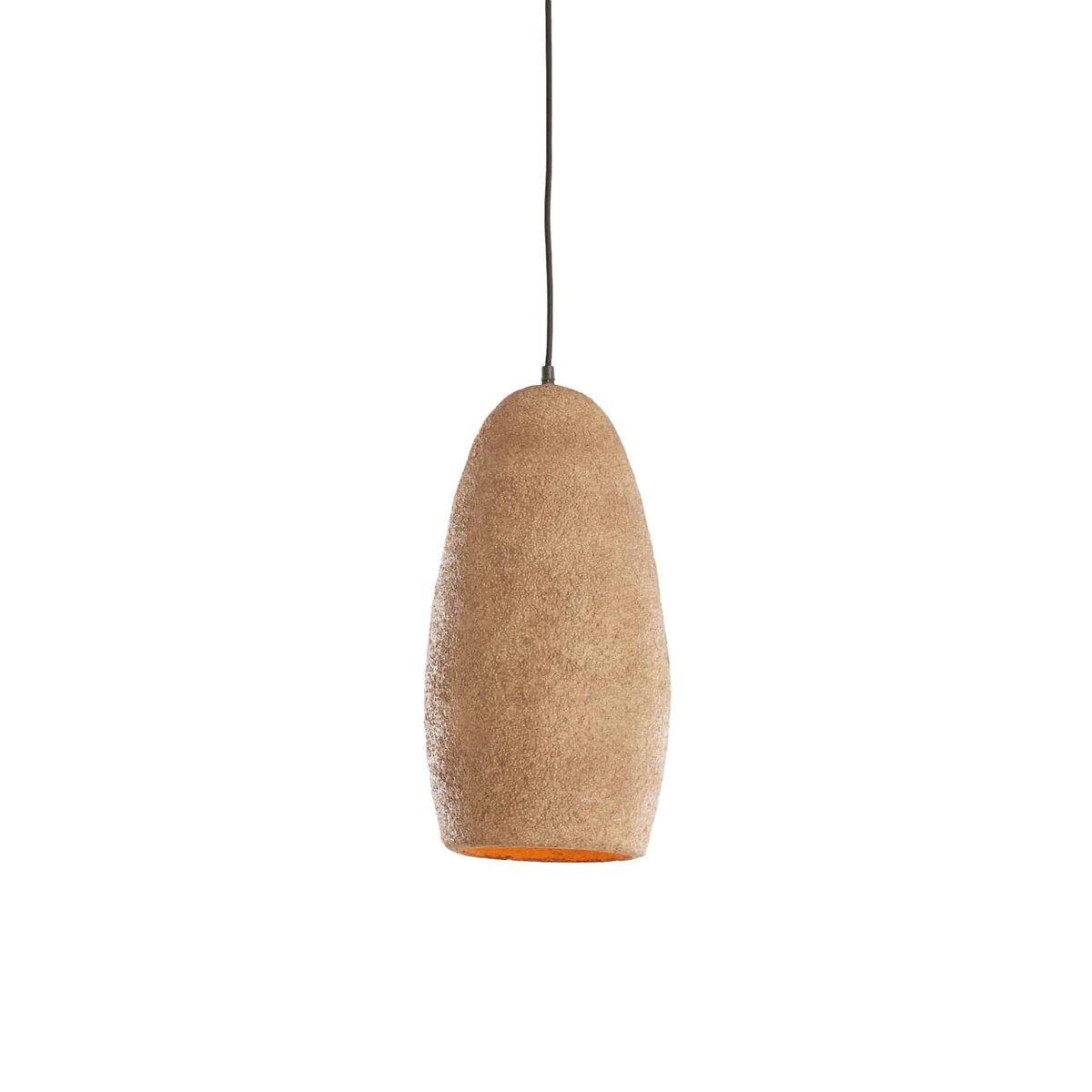 Lampe Suspendue Papier mâché DIVALA terra, LIGHT & LIVING 