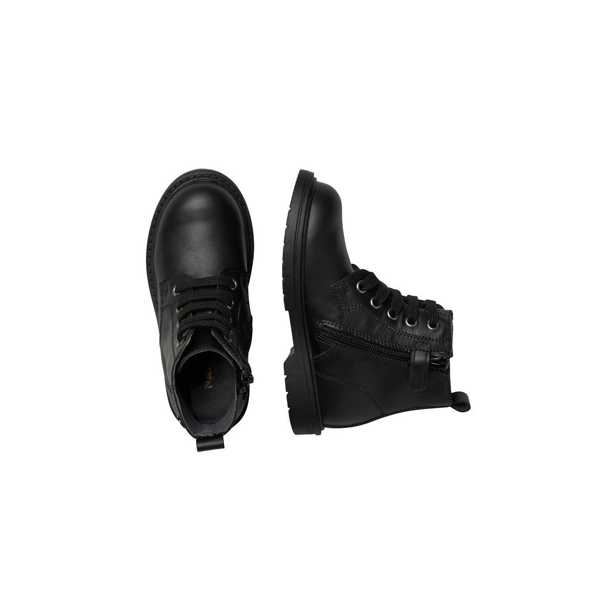 Bottines en cuir BARNETT 2 noir, NATURINO
