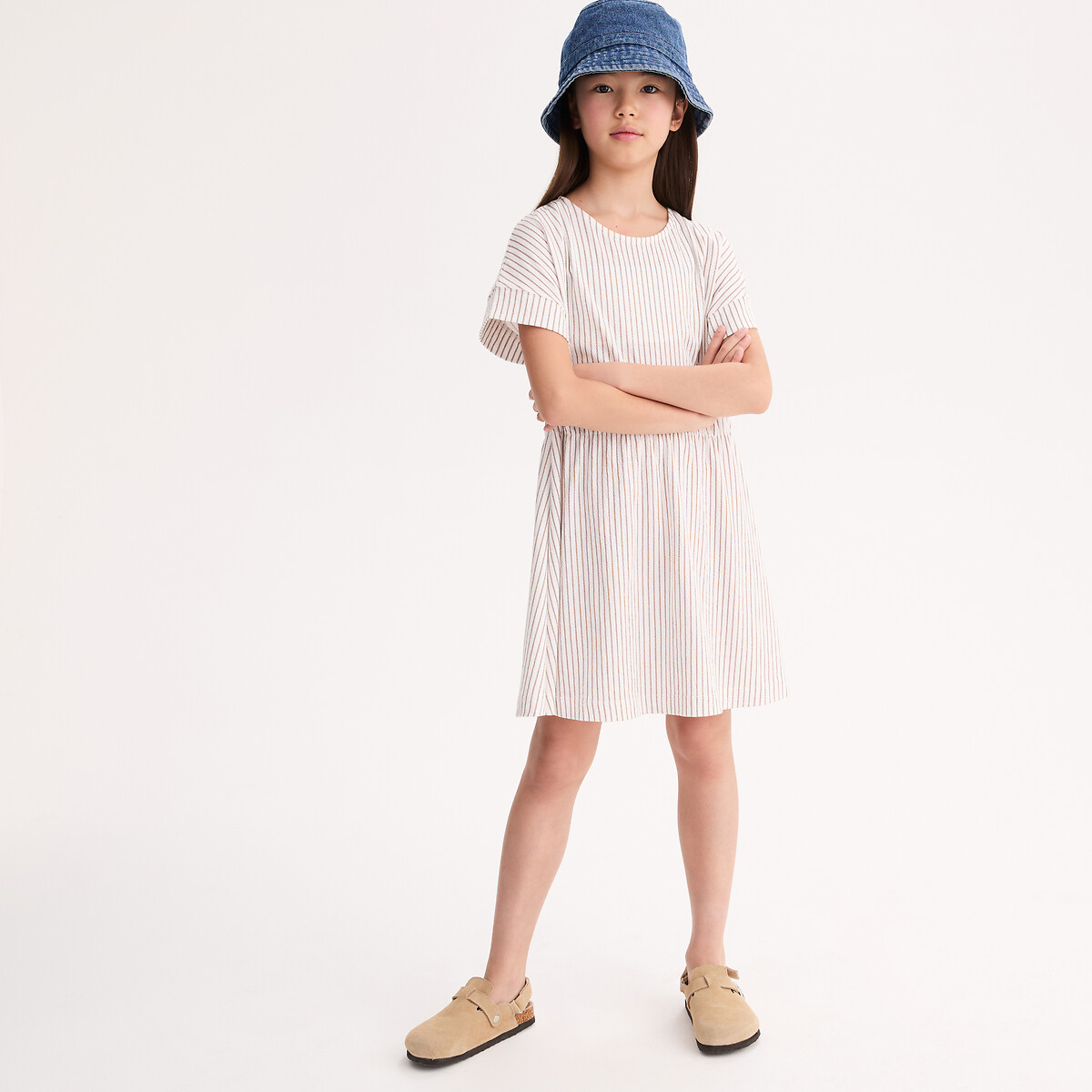 Gestreepte jurk gestreept, LA REDOUTE COLLECTIONS