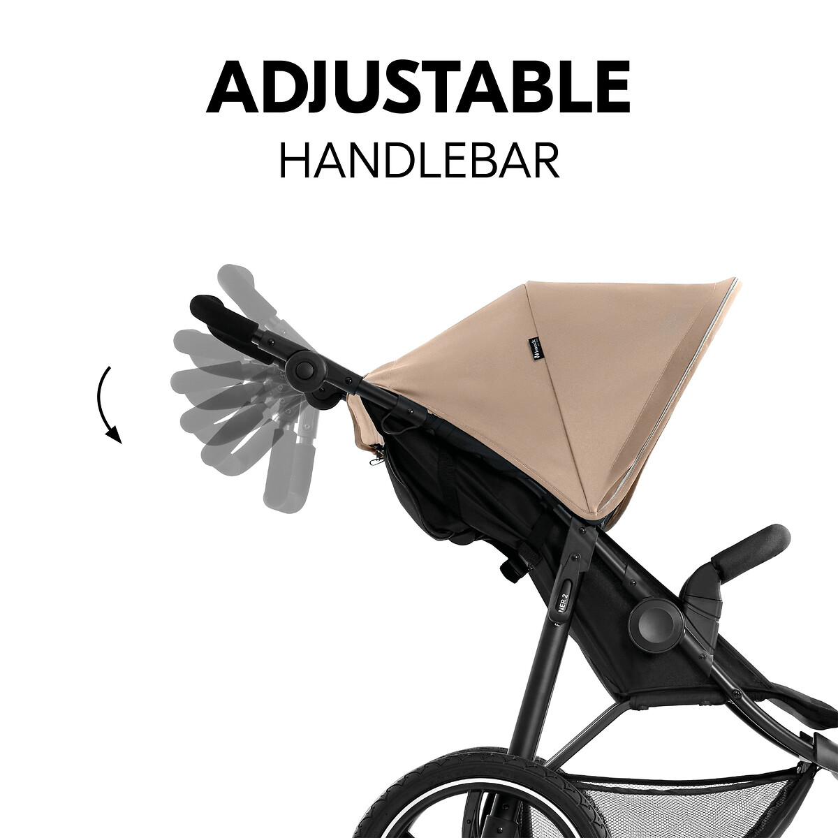 Runner 2 Stroller mocha, HAUCK