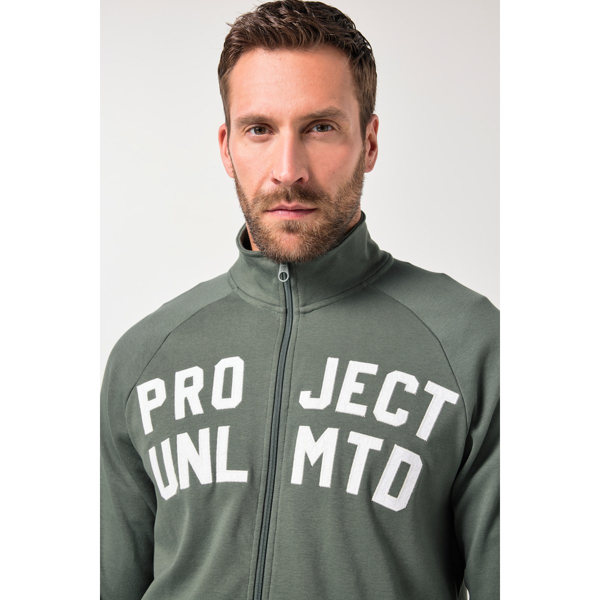 Veste de survêtement spéciale Fitness vert nuageux, JP1880