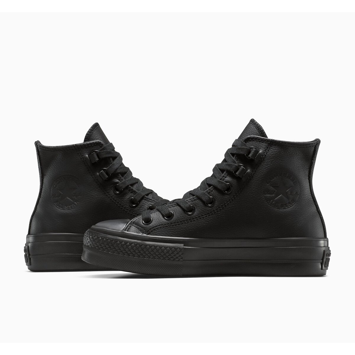 Baskets cuir Chuck Taylor All Star Lift Protect noir, CONVERSE