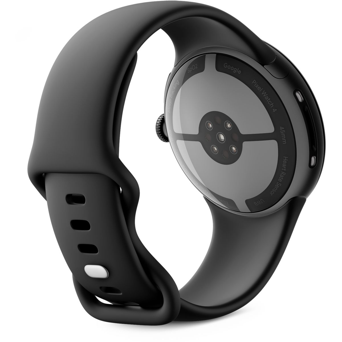 Montre connectée Pixel Watch 4 45mm Noir Mat/Noir 4G noir, GOOGLE