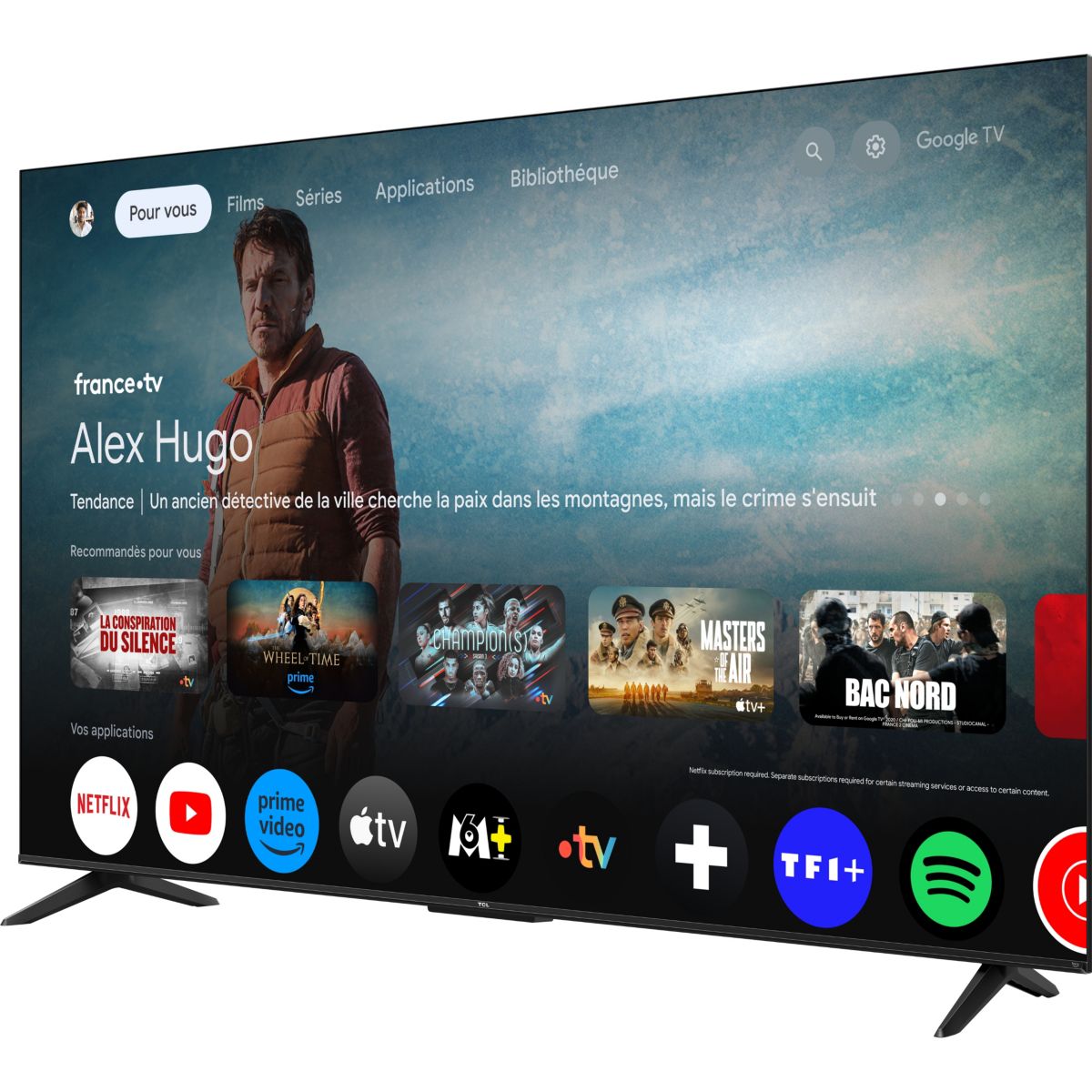 TV QLED 65T69C (2026) 65" (165 cm) couleur unique, TCL
