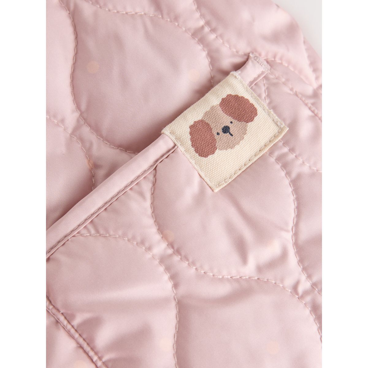 Veste matelassée déperlante applique chien rose, NEXT