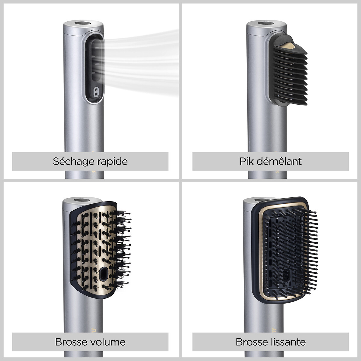 Secador de cabelo com varinha de ar bege, BABYLISS