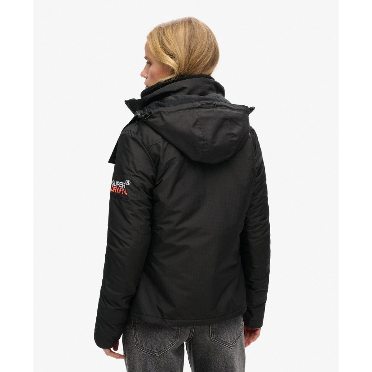 Veste Mountain SD-Windcheater noir/corail, SUPERDRY