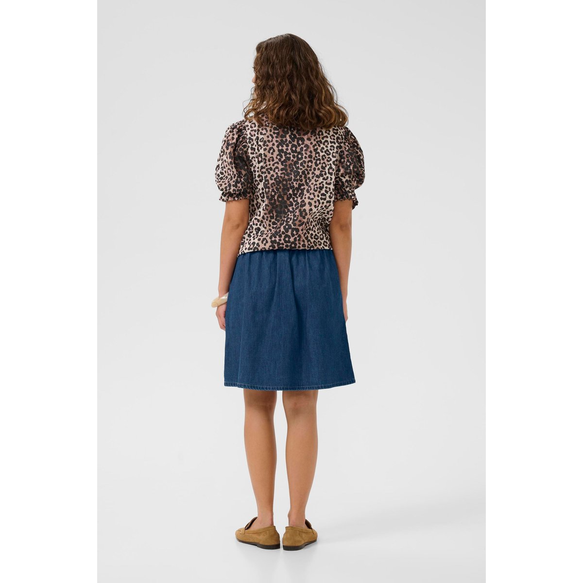 Jupe - tissage léger bleu dark blue wash, CULTURE