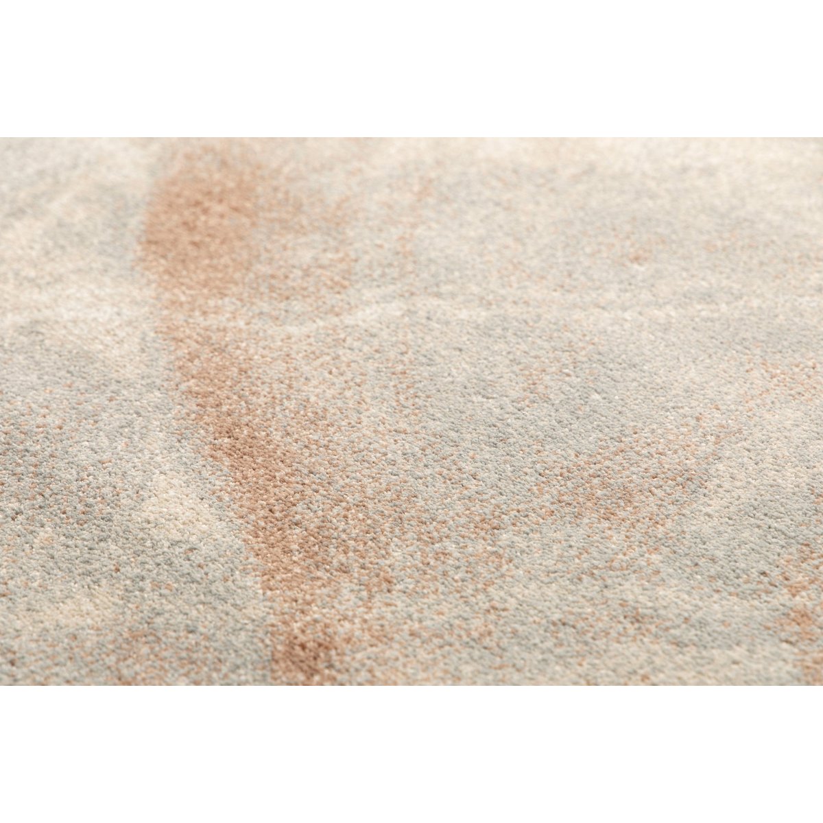Tapis abstrait en fibres recyclées CARRARE palette colorée, AFK LIVING