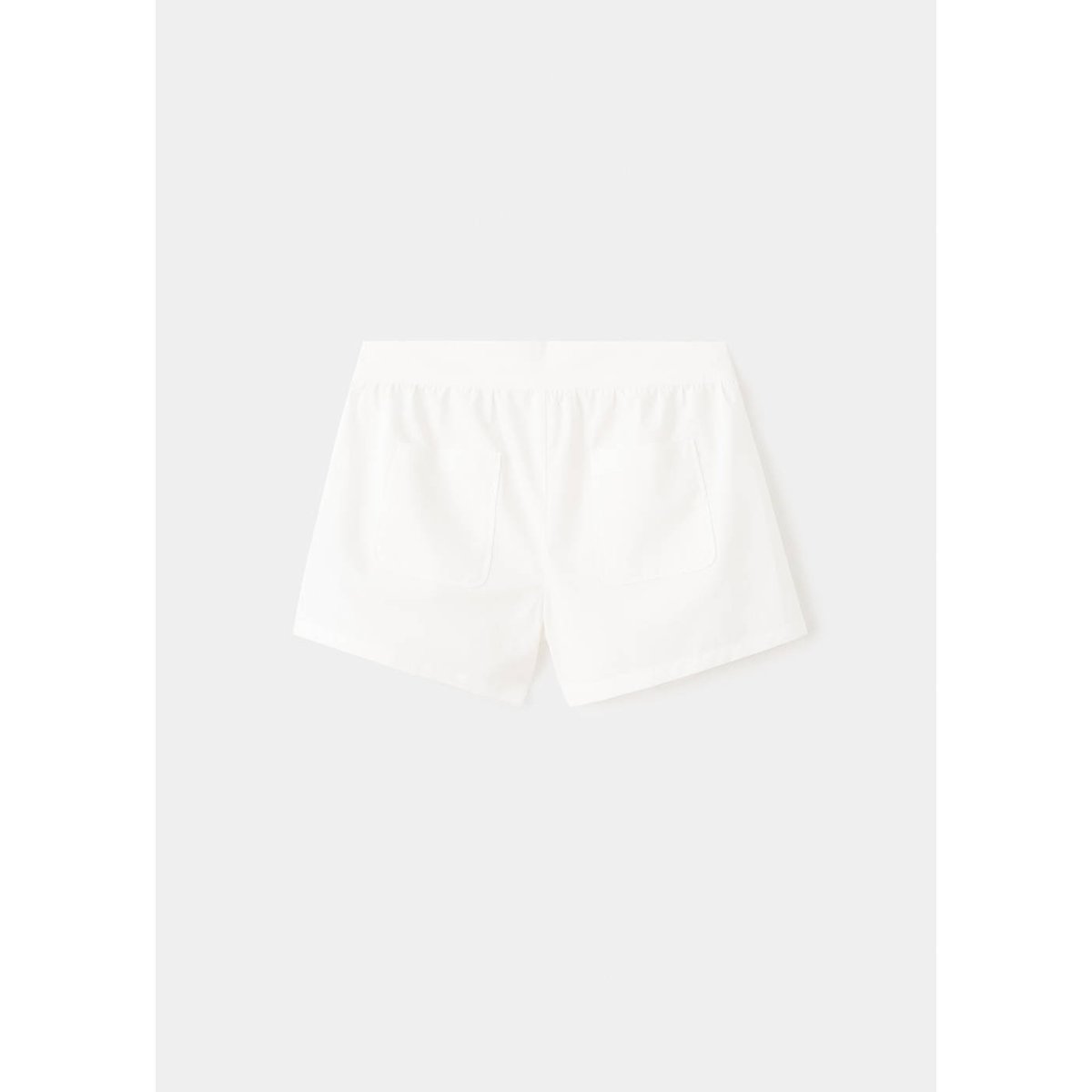Short coton uni blanc, MANGO KIDS