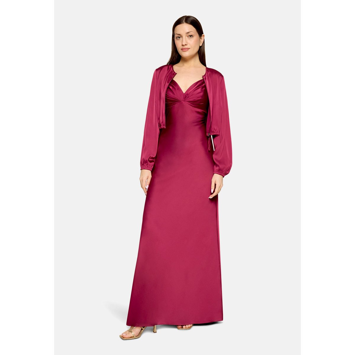 Blouson à fermeture zippée dark fuchsia, VERA MONT