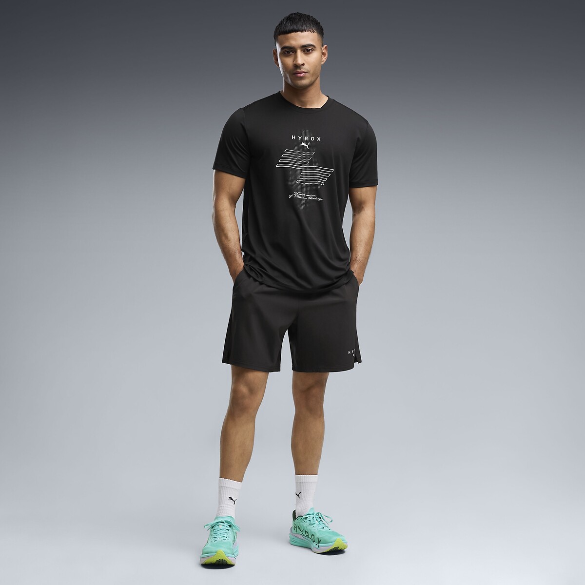 Pantalones cortos de entrenamiento Hyrox negro, PUMA
