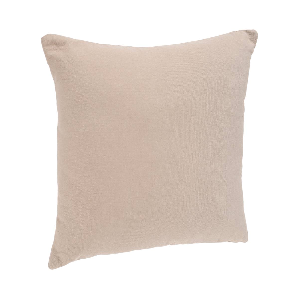 Coussin déhoussable ANJALI beige, ATMOSPHERA