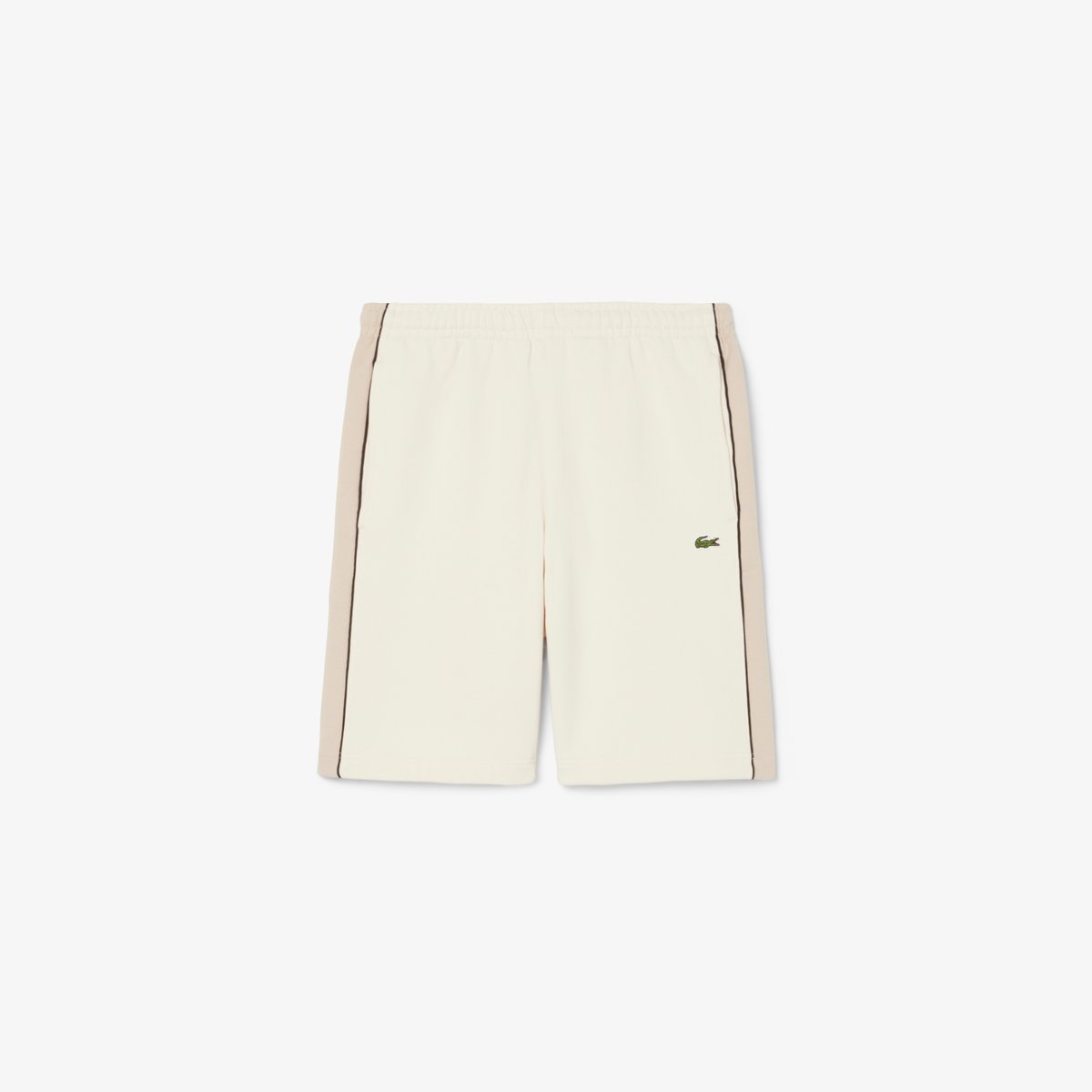 Short regular fit color-block molleton beige-3rr, LACOSTE