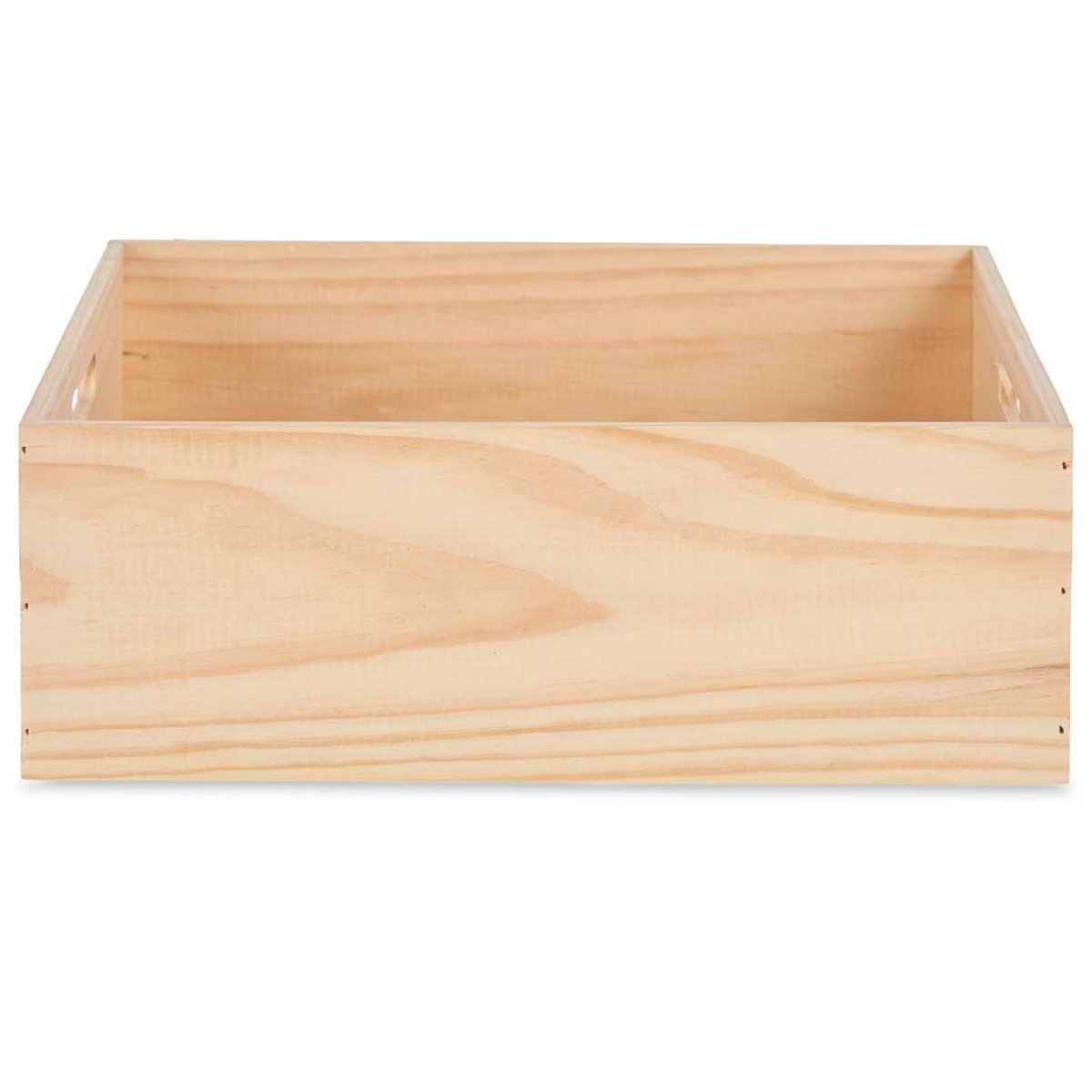 Caisse en bois de rangement 40x35x14cm bois, WADIGA