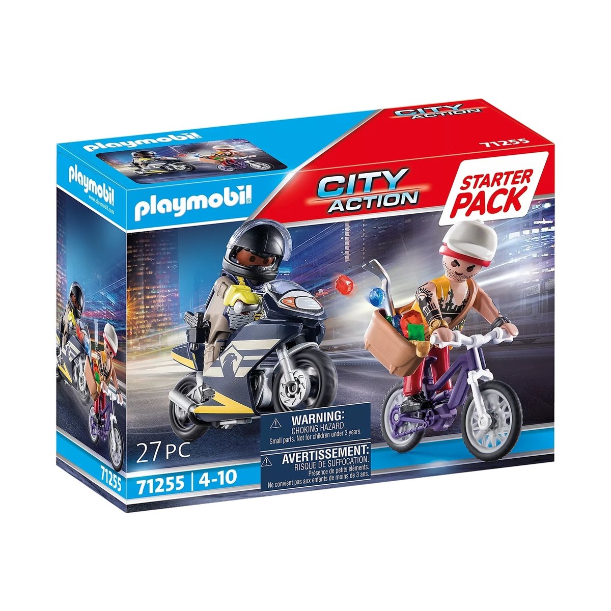 City Action Starter Pack Agent et voleur multicolore, PLAYMOBIL