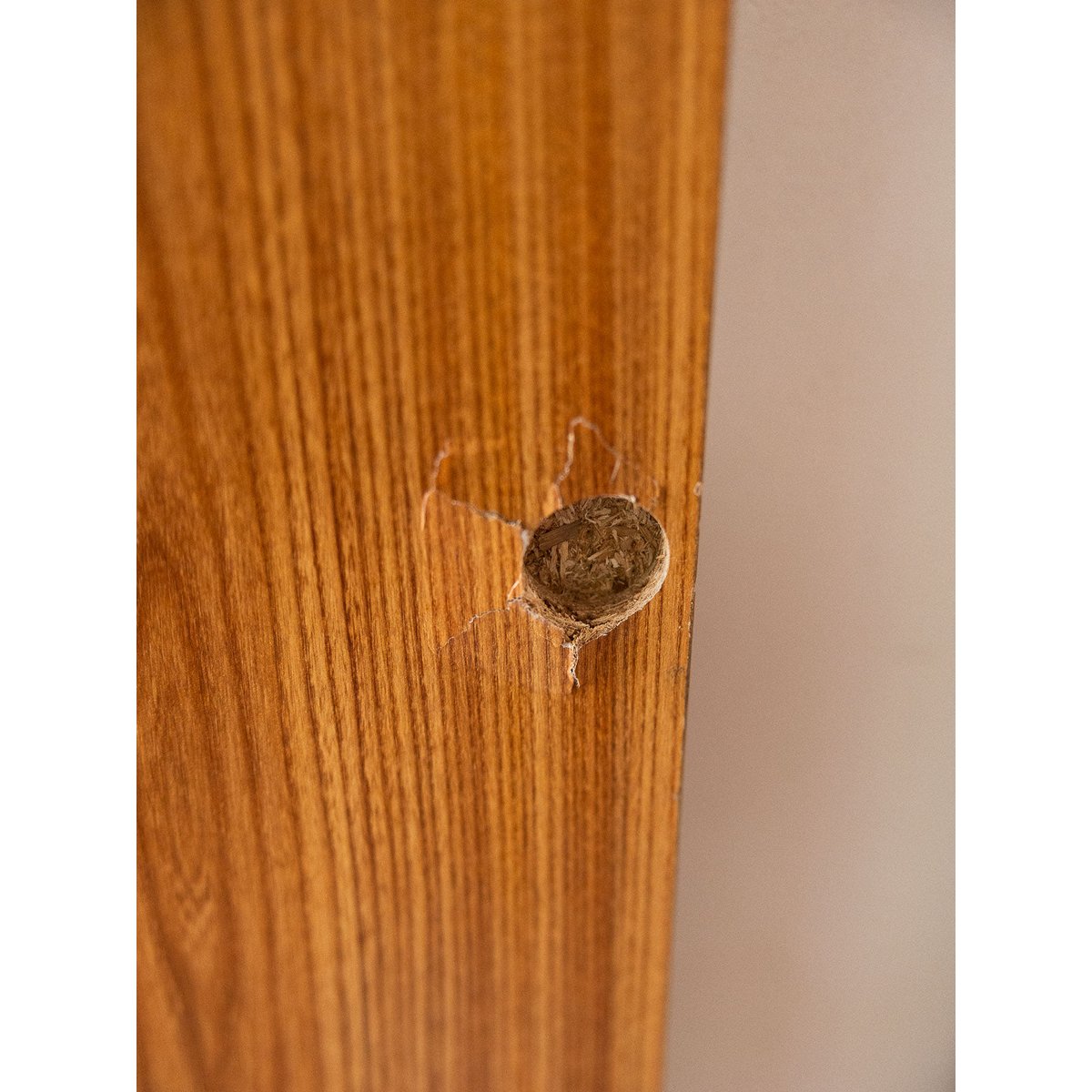 Paire de miroirs bambou Georges N°1363 - Bon état marron, DEBONGOUT