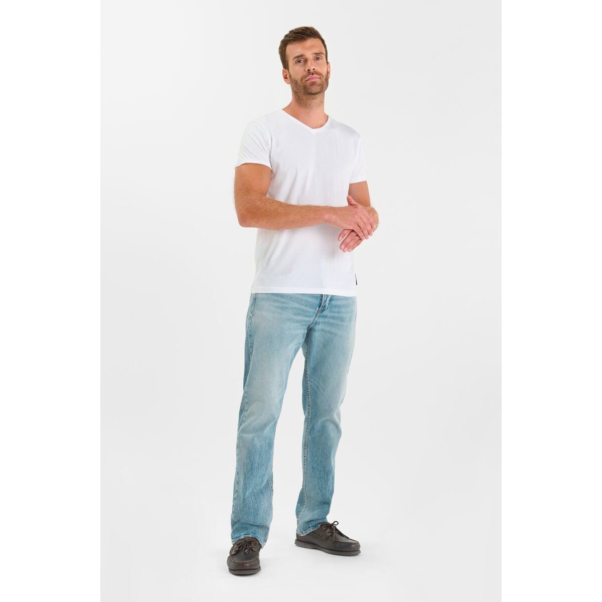 Jeans loose, large 800/60 loose , longueur 34 blue, LE TEMPS DES CERISES